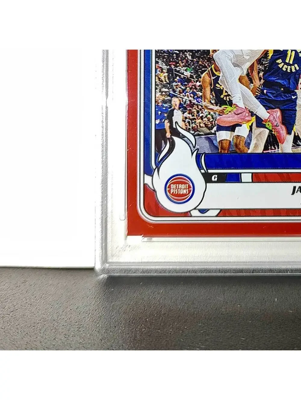 Jaden Ivey 2024-25 Panini NBA #17 Sticker 57/100 Red Foil PSA 8 NM-MT